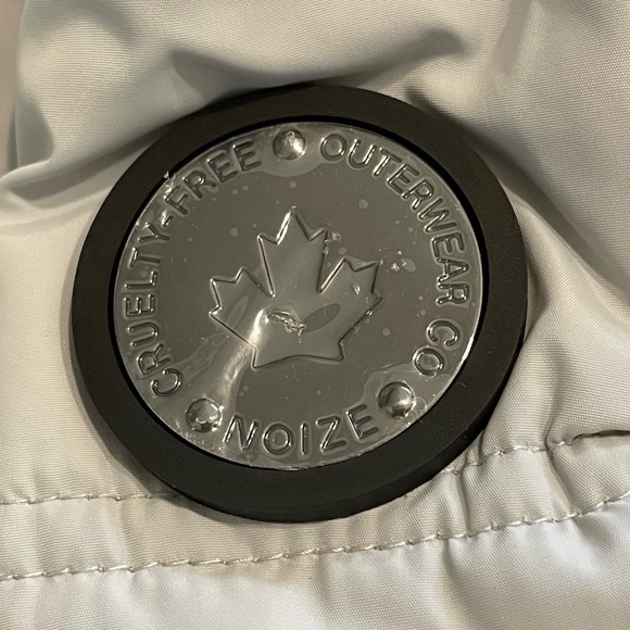 NWT Noize Vegan Aberdeen Mid-Length Puffer Winter Jacket in Sky Blue - Picture 15 of 16